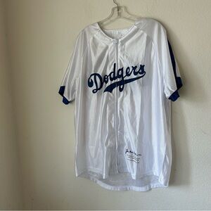 Jackie Robinson #42 Dodgers Bank of America Mens Jersey‎